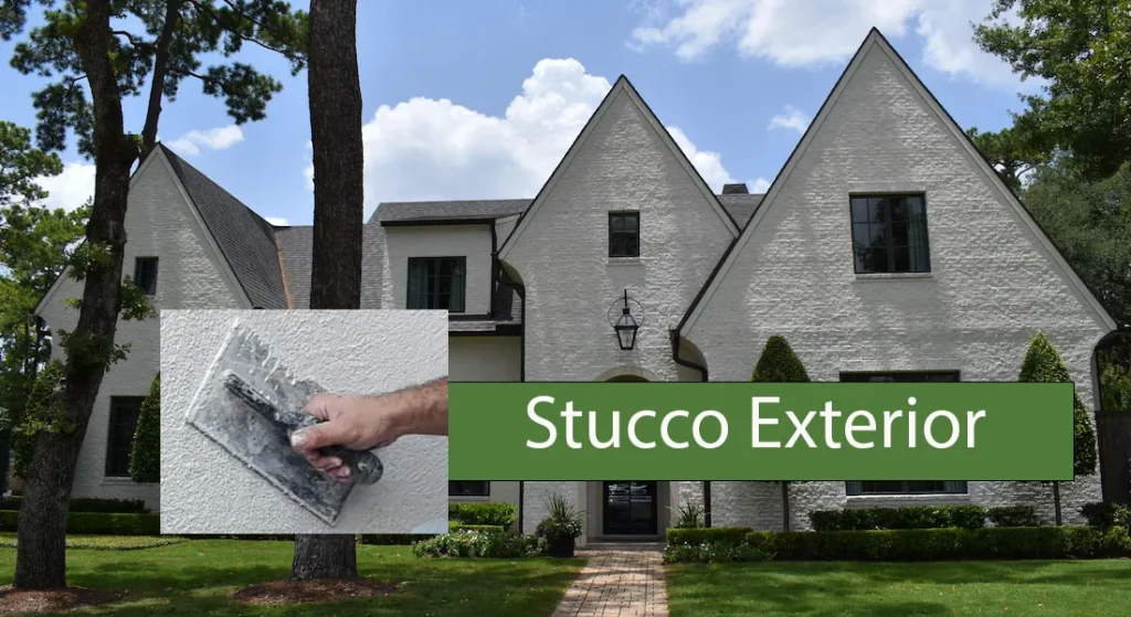 Stucco exterior homepage banner